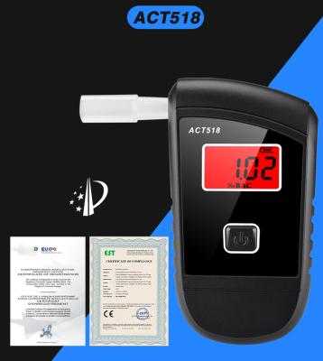 China New Arrival Professional Portable 2022 Grade Accuracy LED Display Alcohol Tester Alcohol Breathalyzer 20 Test Records Be Stocked for sale