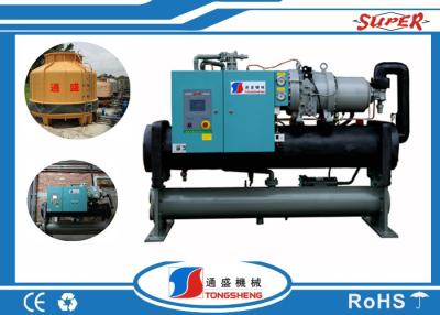 China 50 Ton Water Cooled Screw Compressor Chiller Refrigerator For Printing Machine Cooling for sale