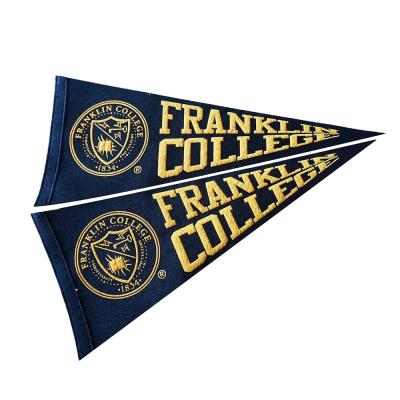 China Advertising Custom Flag Pennants Triangle Pennant School Flags for sale