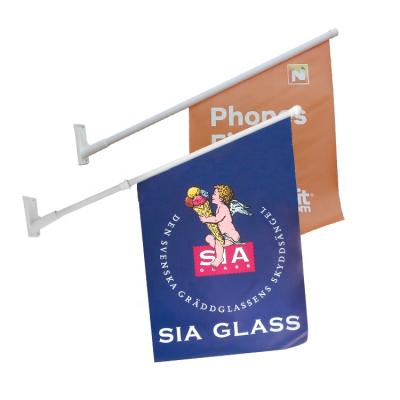 China Custom Outdoor Wall Flag Polyester Banner Flag Flying Flag PVC Health Care Institutes Sale Custom Outdoor Wall Flag for sale