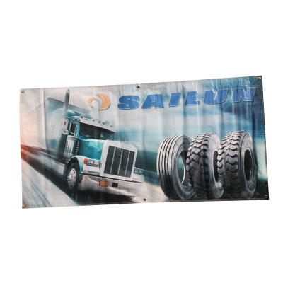 China Cheap Quality Hanging Logo Outdoor Banner Vinyl Sign Printing Custom Banner for sale