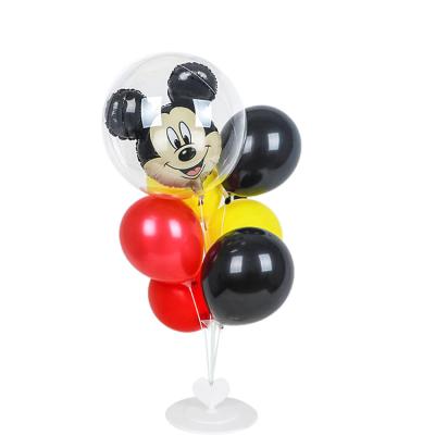 China New Decoration Decoration Rise No Jack Free Combination Reusable Clear Balloon Stand For Birthday Wedding Party Event Decorations for sale