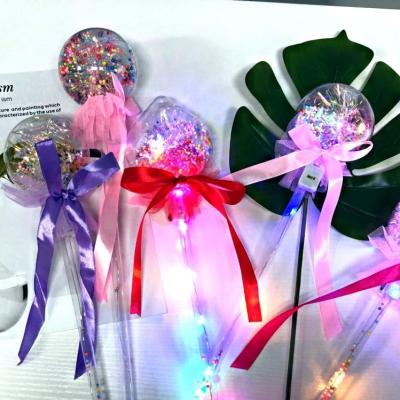 China Heart Shaped Plastic Balloons Five-pointed Heart Shaped Stick Five-pointed Heart-shaped Plastic Balloons Floating Lighted Cheering Model Toy Star Kids Transparent Toy Rabbit Toy Rabbit Toy Gift Mouse Model for sale