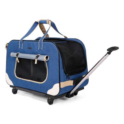 China 2021 breathable new fashion polyester fiber travel pet bag apply to for cats for sale