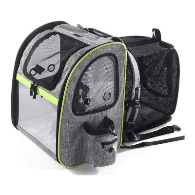 China High Quality Breathable Expandable Travel Bag Wholesale Price Oxford Pet Carriers For Family for sale