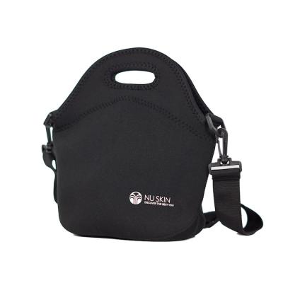 China Leisure Thermal Food Cooler Bag Hot-selling Rts Lunch Cooler Bag Wine Bottle Neoprene Thermal Beach Bag for sale