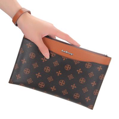 China PU Leather Wallet Men Waterproof OEM Men's Handbags Long Credit Card Holder Purse for sale