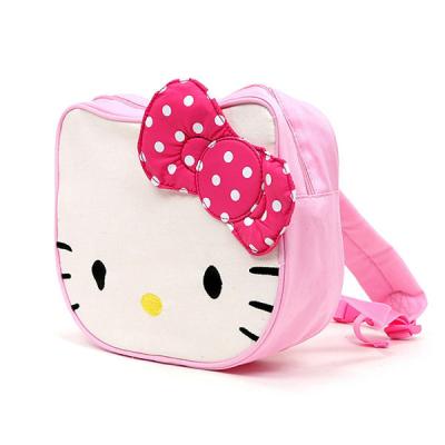 China Polyester Fashion Shoulder Printed Hello Kitty Teenagers School Bag for sale