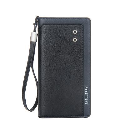 China Hot Sales Waterproof Mens Purse Wallet For Men Long Leather Fashion for sale