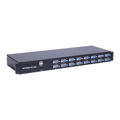 China Double-rail slide 20 years experience 16 19 inch double-rail VGA LCD KVM port console for server management for sale