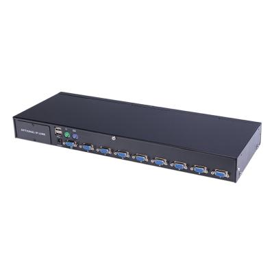 China Optional IP Supports 1080P Resolution With Alone IP Option OSD 8 Port VGA KVM Switch Selection Computer Standard for sale