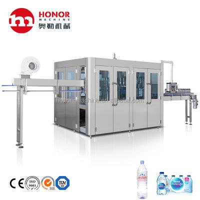 China 100ml-2L Food Water/Pure Mineral/Drinking/Tap Water Pet Plastic Bottle Filling Packaging Machinery for sale