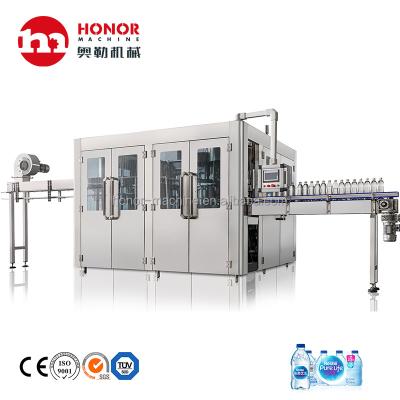 China Food Honor Machine Automatic Purified Water Making Filling Machine Plant for sale