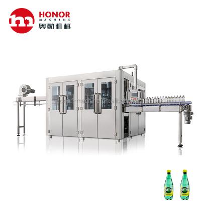 China Food Honor Machine 2000 3000 4000 BPH Carbonated Beverage Soda Water Making Filling Packing Machine for sale