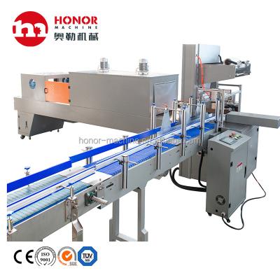 China Automatic Food PE Film Heat Shrink Wrapping Equipment Package Wrapping Machine Shrink Wrapping Line for sale