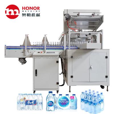 China Food Honor Machine PE Film Shrink Wrapping Wrapping Equipment With Electric Heating Shrink Tunnel for sale