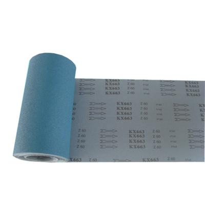 China KX663 Zirconia Sandpaper Polishing Roll For Wood And Metal for sale