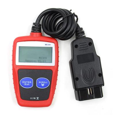 China ABS Plastic Scanner Multi-Languages ​​MS309 OBD2 Scanner Engine Fault Code Reader Automotive Engine Diagnostic Scan Tool for sale