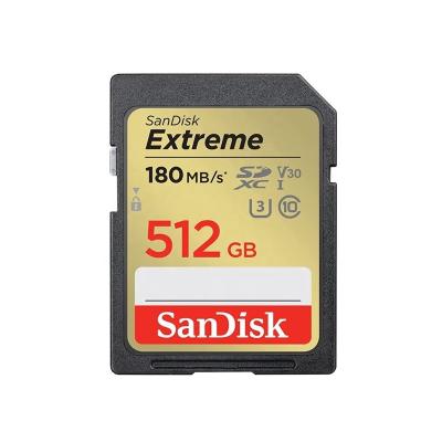 China SanDisk 512GB Extreme Memory Card SDXC UHS-I 180 MB/s, V30, U3, C10, SDSDXVV-512G-GNCIN 512 GB for sale