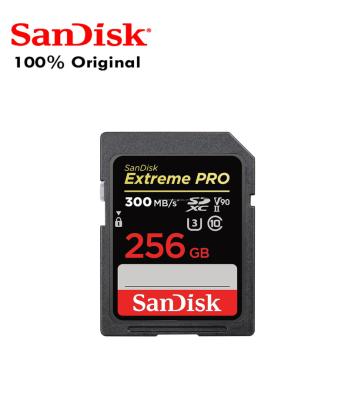 China SanDisk 256GB PRO SDXC Extreme, UHS-II SD Memory Card, 300 MB/s, 8K, V90, U3, C10, SDSDXDK-256G-GN4IN 256 GB for sale