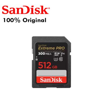 China SanDisk 512GB PRO SDXC Extreme, UHS-II SD Memory Card, 300 MB/s, 8K, V90, U3, C10, SDSDXDK-512G-GN4IN 512 GB for sale