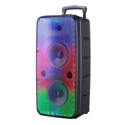 China Portable 8 Inch Dual Sub Woofer, Portable 12 Inch Subwoofer, Wireless Cart BT Speaker With MIC for sale