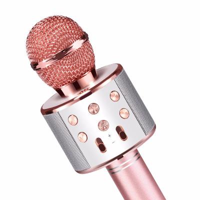 China Wholesale BT Multifunctional Rechargeable Portable Noise Canceling Outdoor Karaoke, Karaoke Microphone Party Wireless Speakers for sale