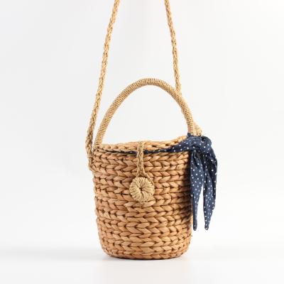 China Fashion Women Straw Beach Bag Tote Shoulder Bag Summer Handbag for sale