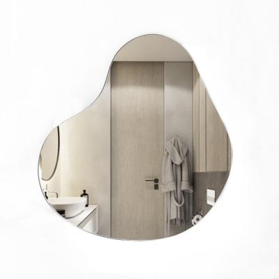 China Living Room Wholesale Price Irregular Glass Mirror 4mm 5mm Wall Mirrors For Home Decor Modern for sale