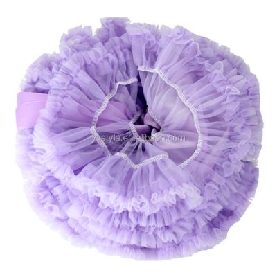 China Anti-wrinkle Girls' Pettiskirt Fluffy Princess Ballet Dance Tutu Pleated Skirt Summer for sale