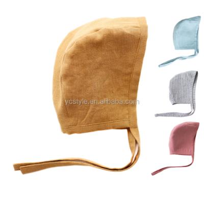 China Dobby Infant Washed High Quality Baby Canvas Baby Hats Hood Baby Beanies Wholesale Canvas Baby Beanies for sale