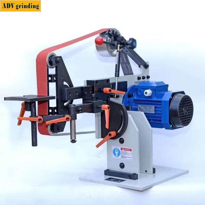 China Hand ADV 116-1 Electric Sanding Vertical / Horizontal 2x72 Belt Sander Machine For Knife Making for sale