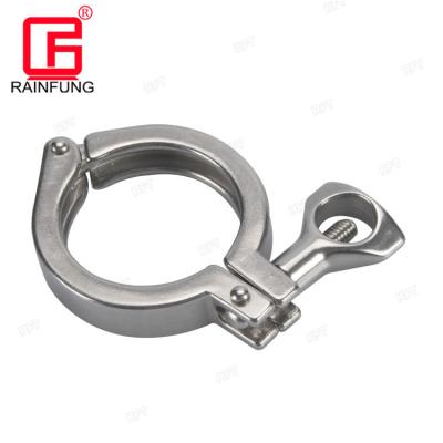 China SS304 / SS316L Hygienic Stainless Steel Pipe Fitting Single Heavy Duty Flange for sale