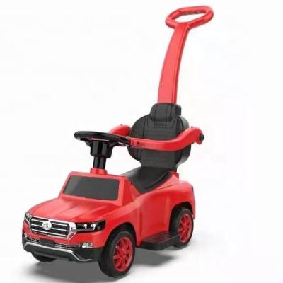 China MP3 Music Player/Story/Durable/Safe Kids Push Car Plastic Ride On Baby Toy Car With Light And Music Foot To Floor Baby Swing Car With Handle for sale