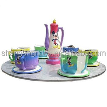 China Attractive Appearance New Style Amusement Outdoor Equipment Tea Coffee Cup Rides Amusement Rotating Towers for sale