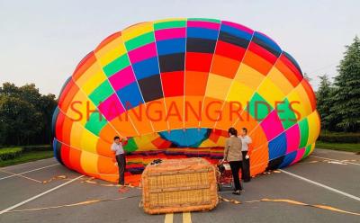 China Polyanmide-66 Cheap Price Custom Amusement Rides Advertising Inflatable Flying Hot Air Ground Balloon for sale