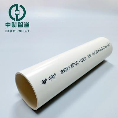 China Corrosion Resistant PVC Pipe Customized Thin Wall Electrical Conduit Cheap Colored PVC Pipe Factory Wholesale 50mm 75mm 110mm 160mm 200mm for sale