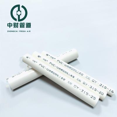 China Corrosion Resistant PVC conduit Customized Conduit Cheap insulated flame-retardant electrical sleeve Factory Wholesale dn16 dn20 dn32 for sale