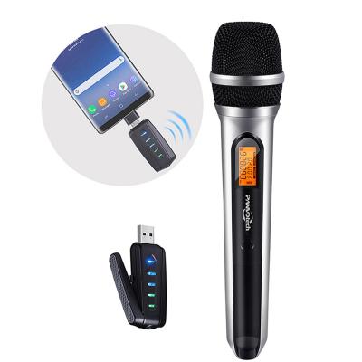 China Panvotech UM210 USB Handheld Microphone Recording Microphone Dynamic Studio for Computer Karaoke PC Amplifier, Mixer, PA Speaker for sale