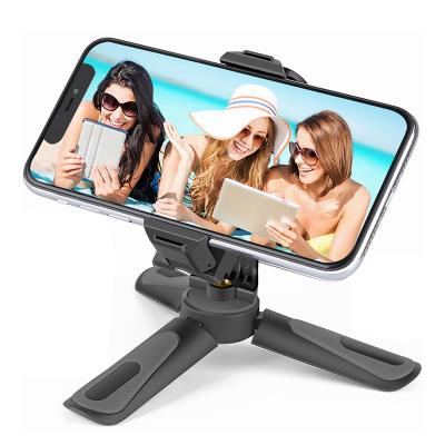 China Mini Tripod Lightweight Portable Flexible Folding Retractable Tripod Stand Cell Phone Extendable Holder For SLR Camera Phone for sale