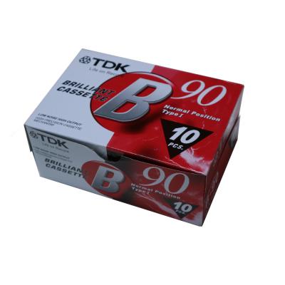 China TDK Blank Cassette Tape with High Quality 90 Minutes and 60 Minutes Blank Radio Cassette for sale