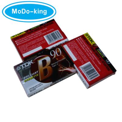 China 60Minutes TDK Blank Brilliant Cassette Tape with High Quality 10pcs/box blank cassette tapes for sale