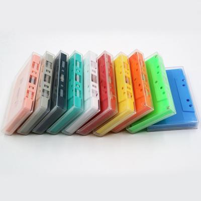 China Color and transparent blank cassette tape factory direct sales for sale