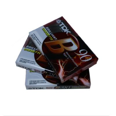 China Old Fashion,C-60 Minutes  TDK Blank Brilliant Cassette Tape with High Quality  10pcs/box for sale