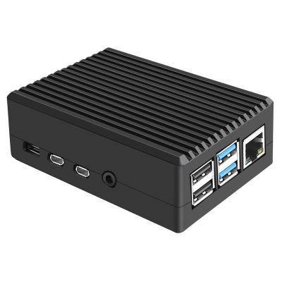 China Raspberry Pi 4 Case Aluminum Alloy Cooling Case For RPi 4B for sale