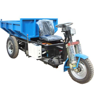 China High Quality Mini Small Electric Hydraulic Lifting Loading Lower Price Cargo Dump Truck Unloader Truck Tricycle For Sale for sale