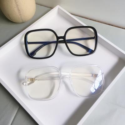 China 15 Years Experience New Retro Fashion Anti-blue Light Men's Glass Frame Optical Glasses Brand For Women for sale