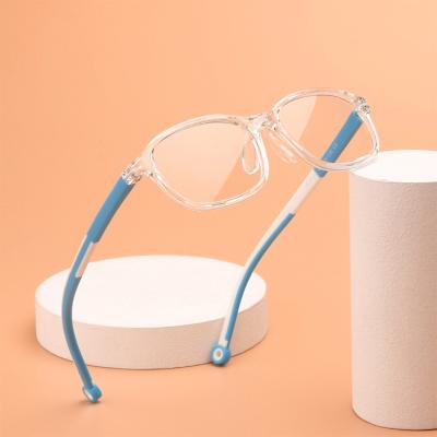 China 15 Years Factory Experience New Silicone Direct Selling Light Anti-blue Kids Glasses Optical Frame Suppliers For Kids for sale