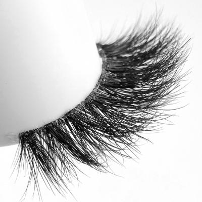 China Anforlin faux faux faux vegan wholesale handmade natural mink lashes fluffy 3d travel cases 18 mm mink eyelashes seller for sale