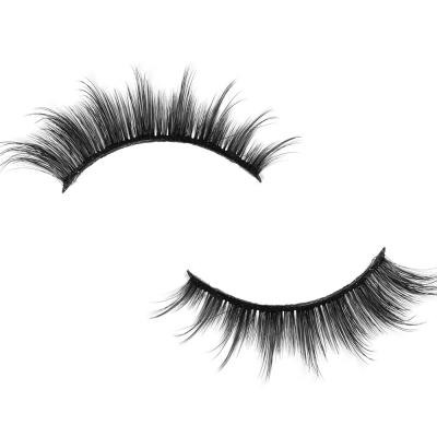 China Deeply 2021 New Wholesale Trend D Loop Band Natural 3d Eyelashes Lashes False Mink Eyelashes Silk Vendor for sale